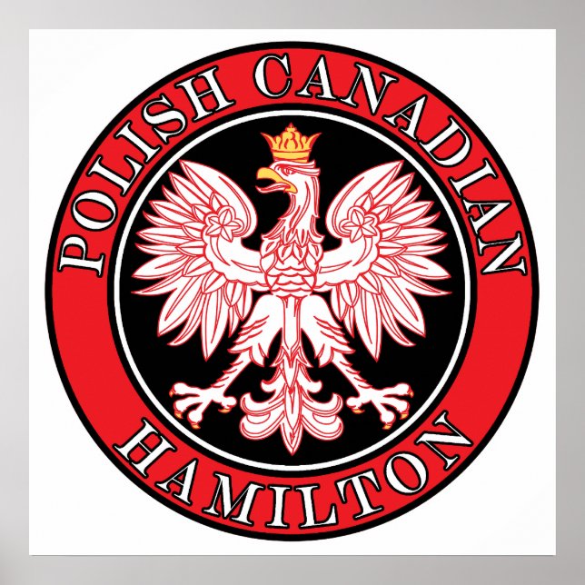 Affiches Aigle du Canada polonais Hamilton (Devant)