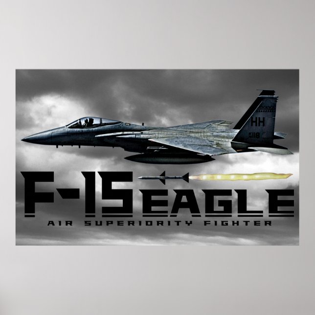 Affiches Aigle F-15 (Devant)