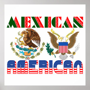 Affiches Aigles Mexicains Américains