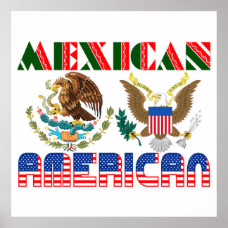 Affiches Aigles Mexicains Américains