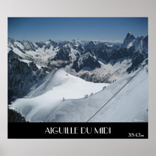 Affiches AIGUILLE DU MIDI, 3842m