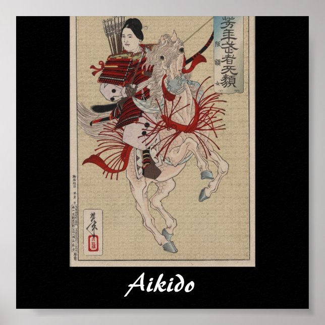 Affiches Aikido Japonais Martial Art (Devant)