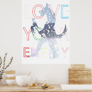 Affiches Aimez Votre Ennemi – Le Chien Maître Marionnette