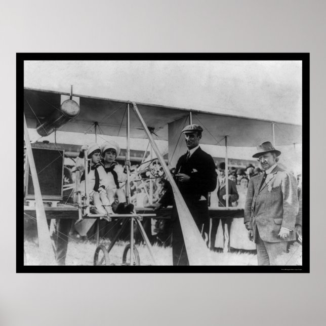 Affiches Airplane Race Winner Cal Rodgers 1911 (Devant)