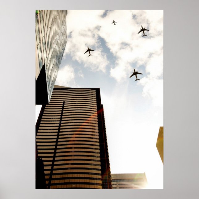 Affiches Airplanes flying (Devant)