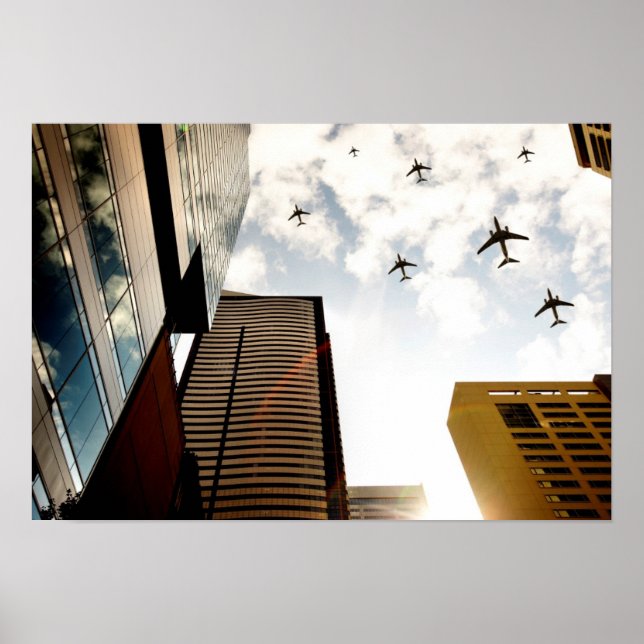 Affiches Airplanes flying (Devant)