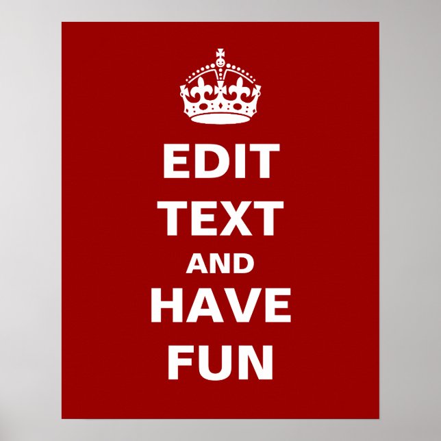 Affiches Ajoutez votre propre texte ici ! (Devant)