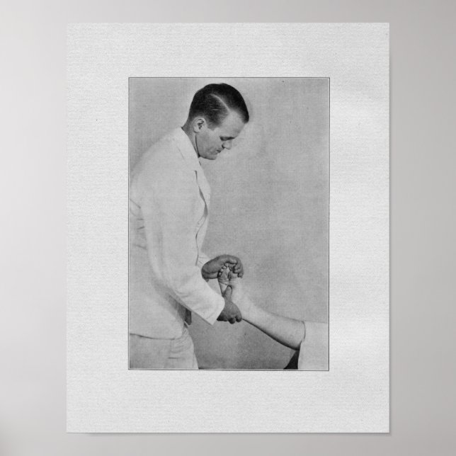 Affiches Ajustement d'extrême chiropratique Vintage Imprime (Devant)