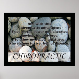 Affiches Ajustements chiropratiques Citations Citations Déc