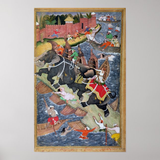 Affiches Akbar domine l'éléphant Savage, Hawa'i (Devant)