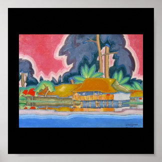 Affiches Ala Wai, Honolulu par Arman Manookian c. Années 19