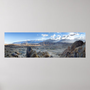 Affiches Alabama Hills Panorama - Owens Valley - Sierra