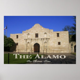 Affiches Alamo, San Antonio le Texas