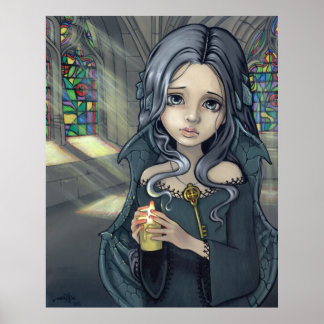 Affiches Alannah Art Imprimer fée d'imaginaire gothique