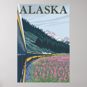 Affiches Alaska - Chemin de fer de l'Alaska et mauvaises he