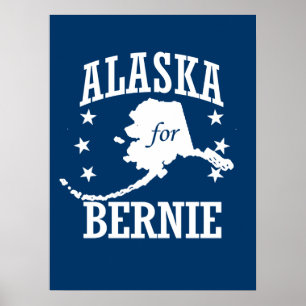 AFFICHES ALASKA POUR BERNIE SANDERS