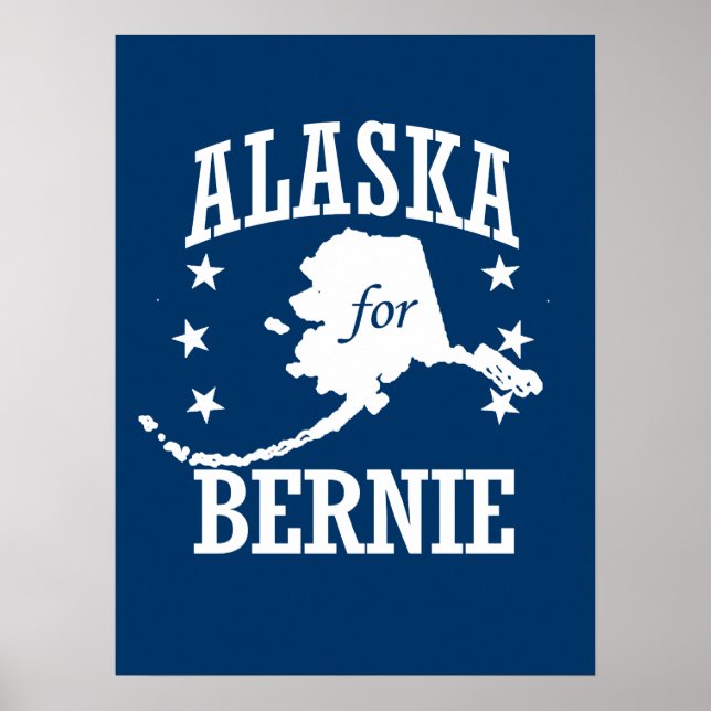 AFFICHES ALASKA POUR BERNIE SANDERS (Devant)