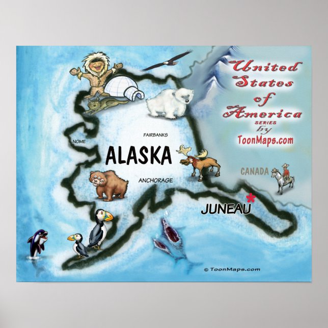 Affiches Alaska USA (Devant)