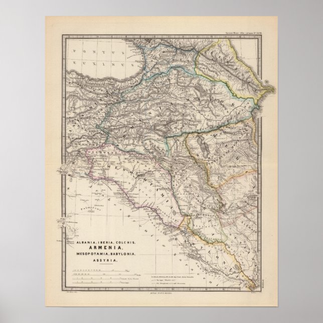 Affiches Albanie, Ibérie, Colchis, Arménie, Mésopotamie (Devant)