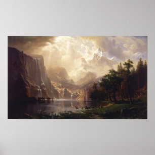 Affiches Albert Bierstadt - Parmi la Sierra Nevada
