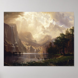 Affiches Albert Bierstadt - Parmi la Sierra Nevada