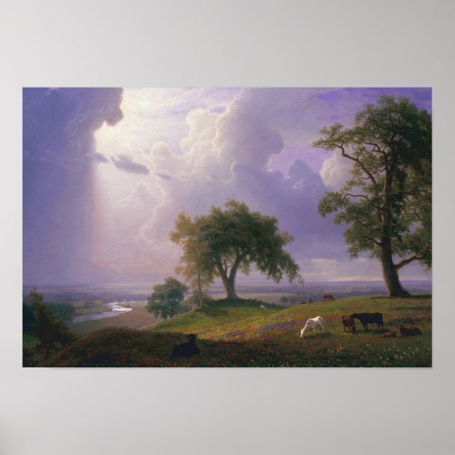 Affiches Albert Bierstadt - Printemps de Californie (Devant)