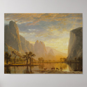 Affiches Albert Bierstadt - Vallée du Yosemite
