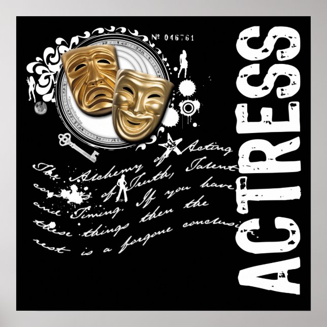 Affiches Alchimie de l'actrice (Devant)