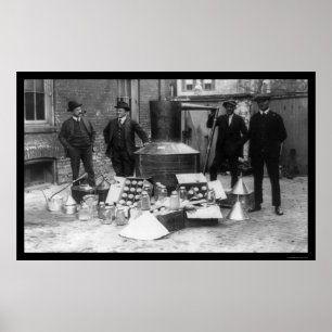 Affiches Alcool illégal toujours IRS 1922