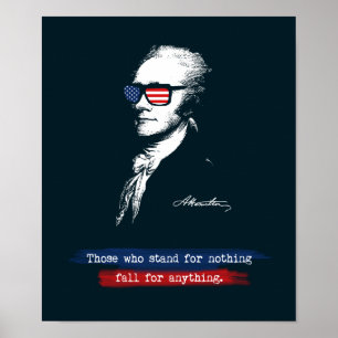 Affiches Alexander Hamilton ceux qui représentent rien