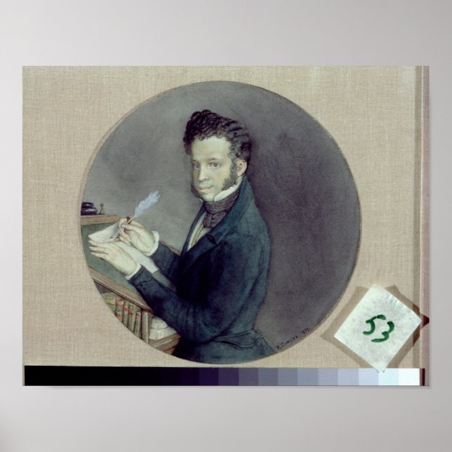 Affiches Alexander Pushkin à l'oeuvre, 1899 (Devant)