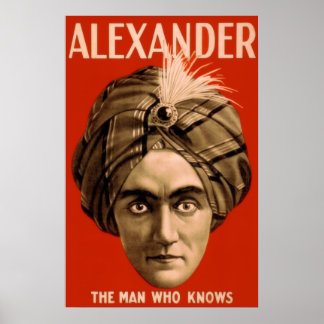 Affiches Alexander "The Man Who Knows" (L'affiche)