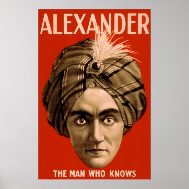 Affiches Alexander "The Man Who Knows" (L'affiche) (Devant)