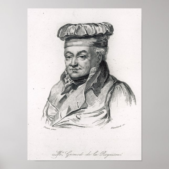 Affiches Alexandre Grimod de la Reyniere (Devant)
