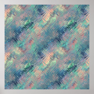 Affiches Alexandrite Blue Glassy Texture