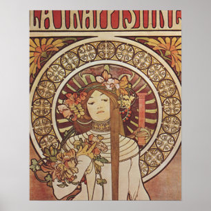 Affiches Alfonse Mucha Trappistine Nouveau
