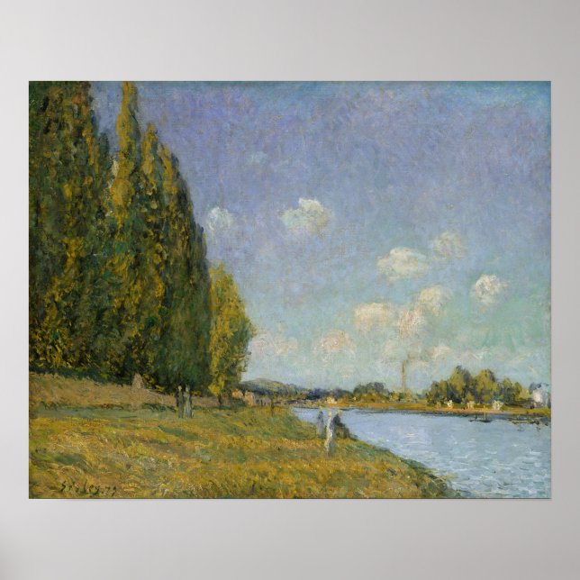 Affiches Alfred Sisley | La Seine à Billancourt (Devant)