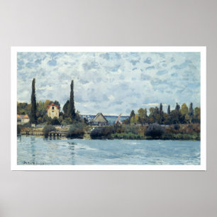 Affiches Alfred Sisley la Seine chez Bougival