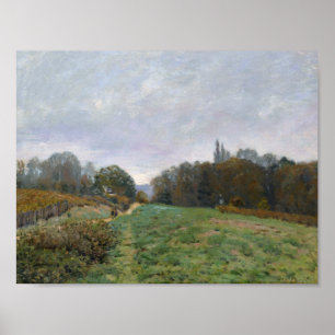 Affiches Alfred Sisley - Paysage à Louveciennes