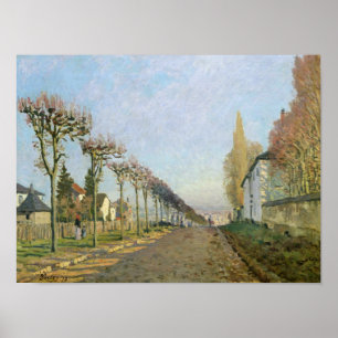 Affiches Alfred Sisley Rue de la Machine, Louveciennes
