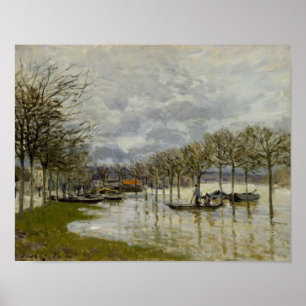 Affiches Alfred Sisley - The Flood on the Road