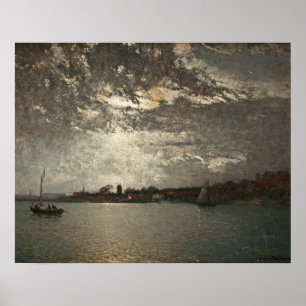 Affiches Alfred Wahlberg - Moonlight Mood, Stockholm