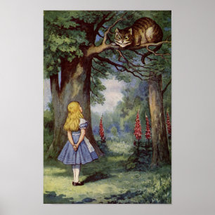 Affiches Alice and the Cheshire Cat