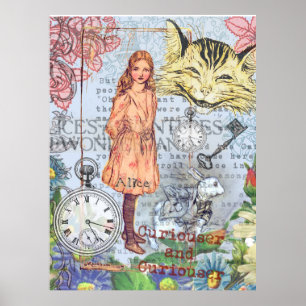 Affiches Alice au pays des merveilles Classique Lapin du Ch