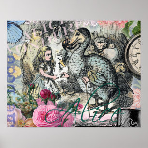 Affiches Alice au pays des merveilles Dodo Classique Illust