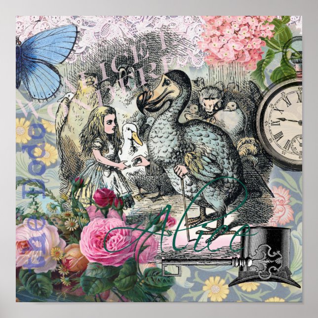 Affiches Alice au pays des merveilles Dodo Classique Illust (Devant)