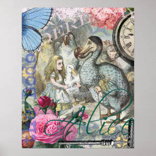 Affiches Alice au pays des merveilles Dodo Classique Illust