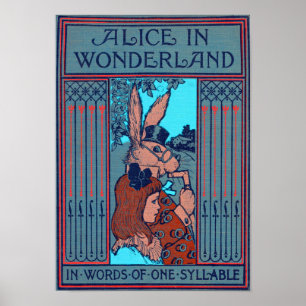 Affiches Alice Au Pays Des Merveilles "En Mots D'Une Syllab