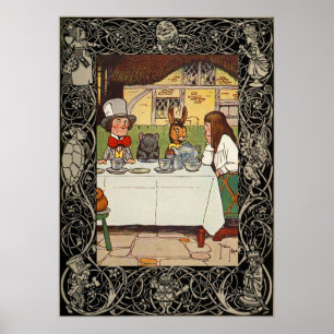 Affiches Alice Au Pays Des Merveilles La Fête Du Thé De La