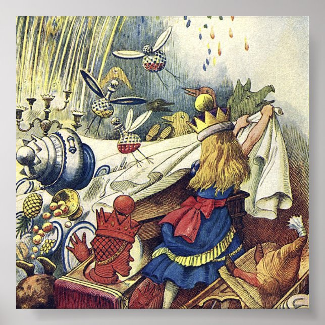 Affiches Alice au pays des merveilles Mad Tea Party 2 (Devant)